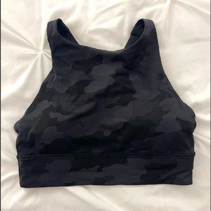 lululemon Energy High-Neck Longline Bra (Size 8)